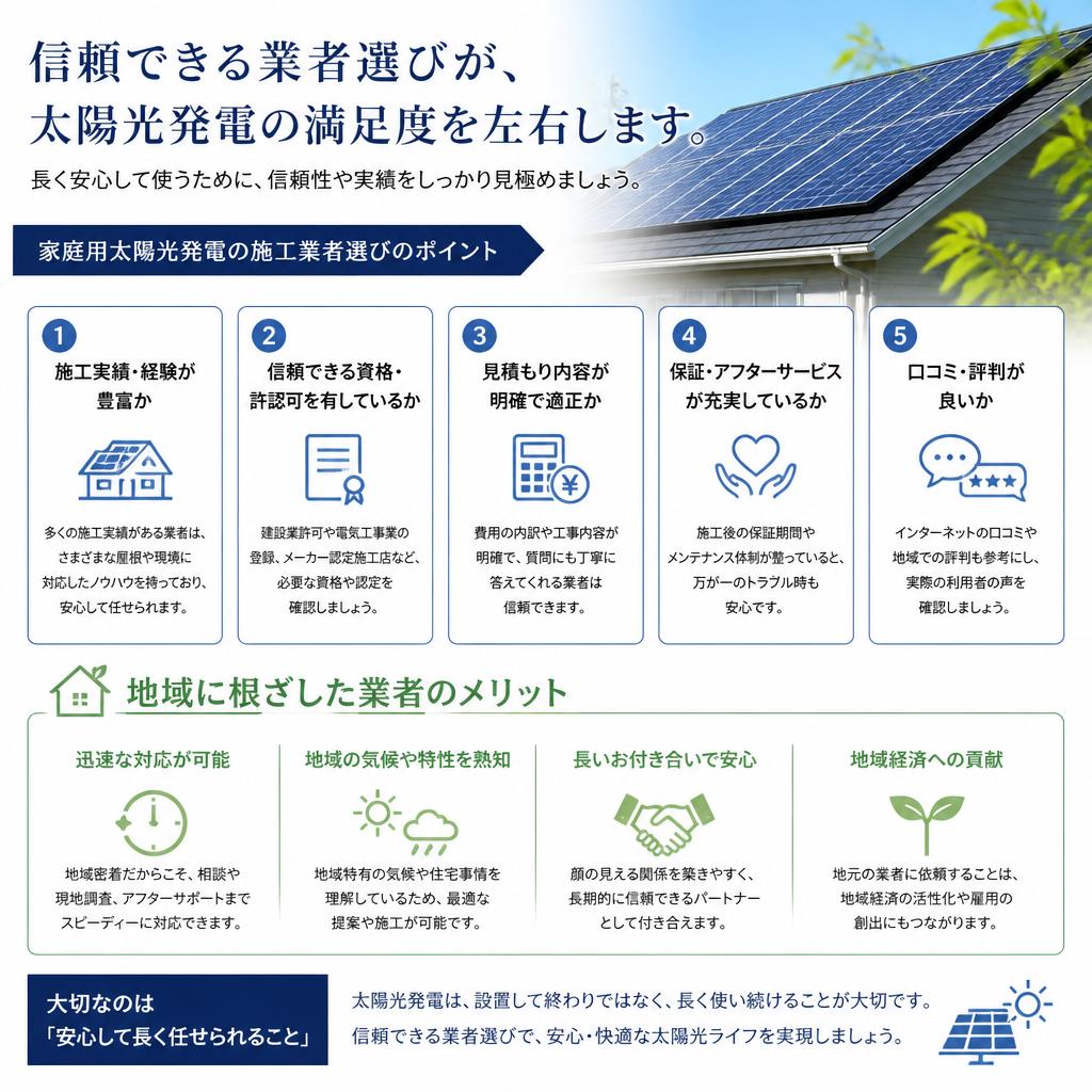 家庭用設置に最適な業者の見つけ方