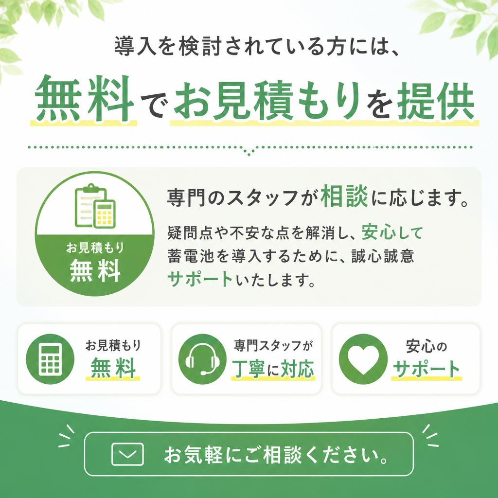 無料見積もりと相談窓口