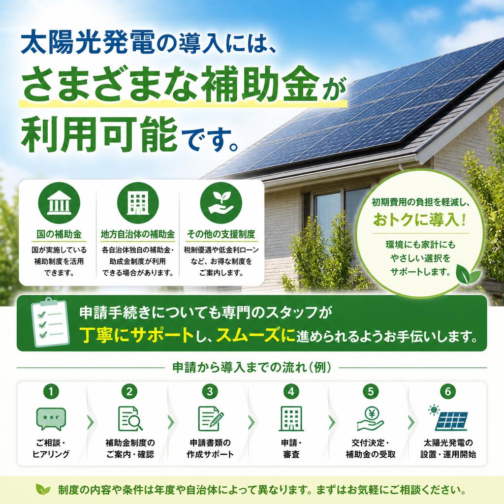 補助金申請のサポート