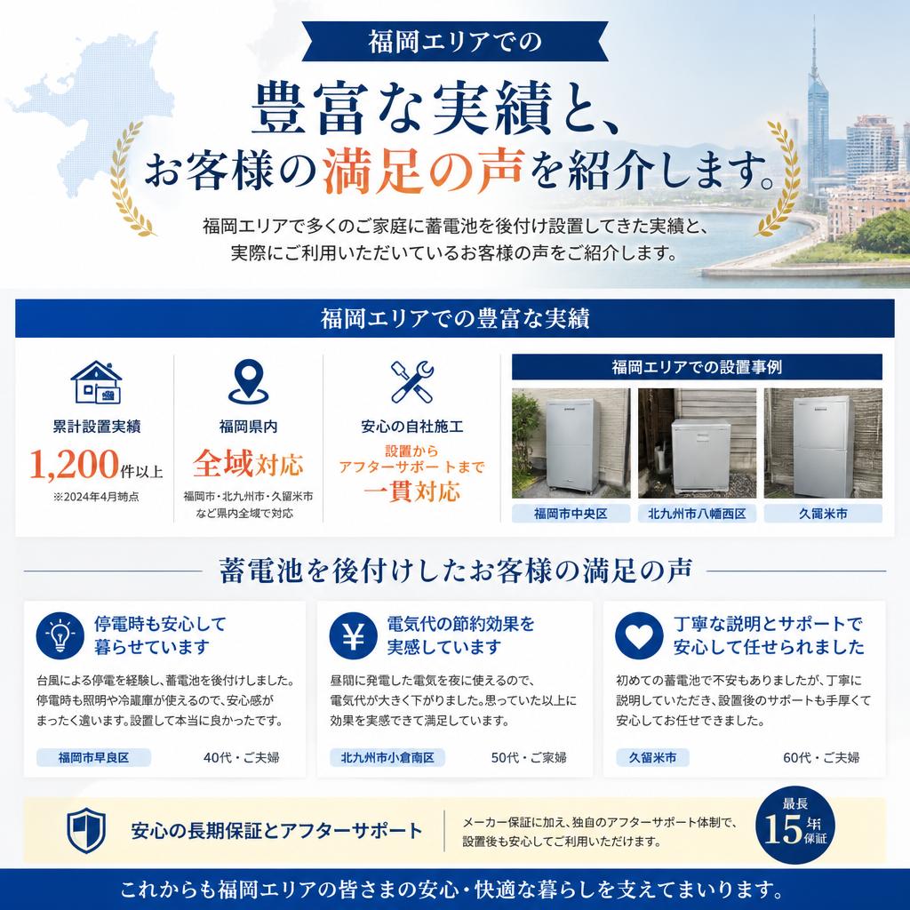 実績とお客様の声