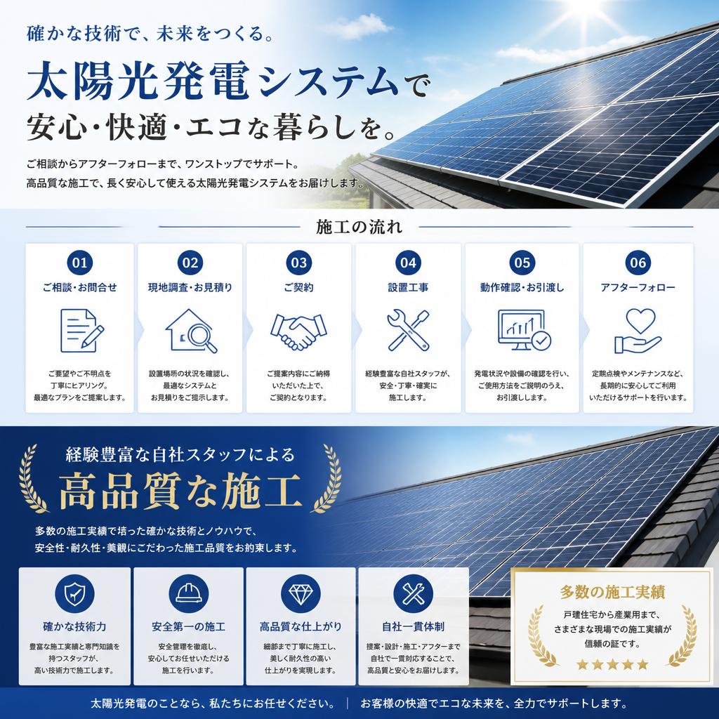 信頼の施工プロセス