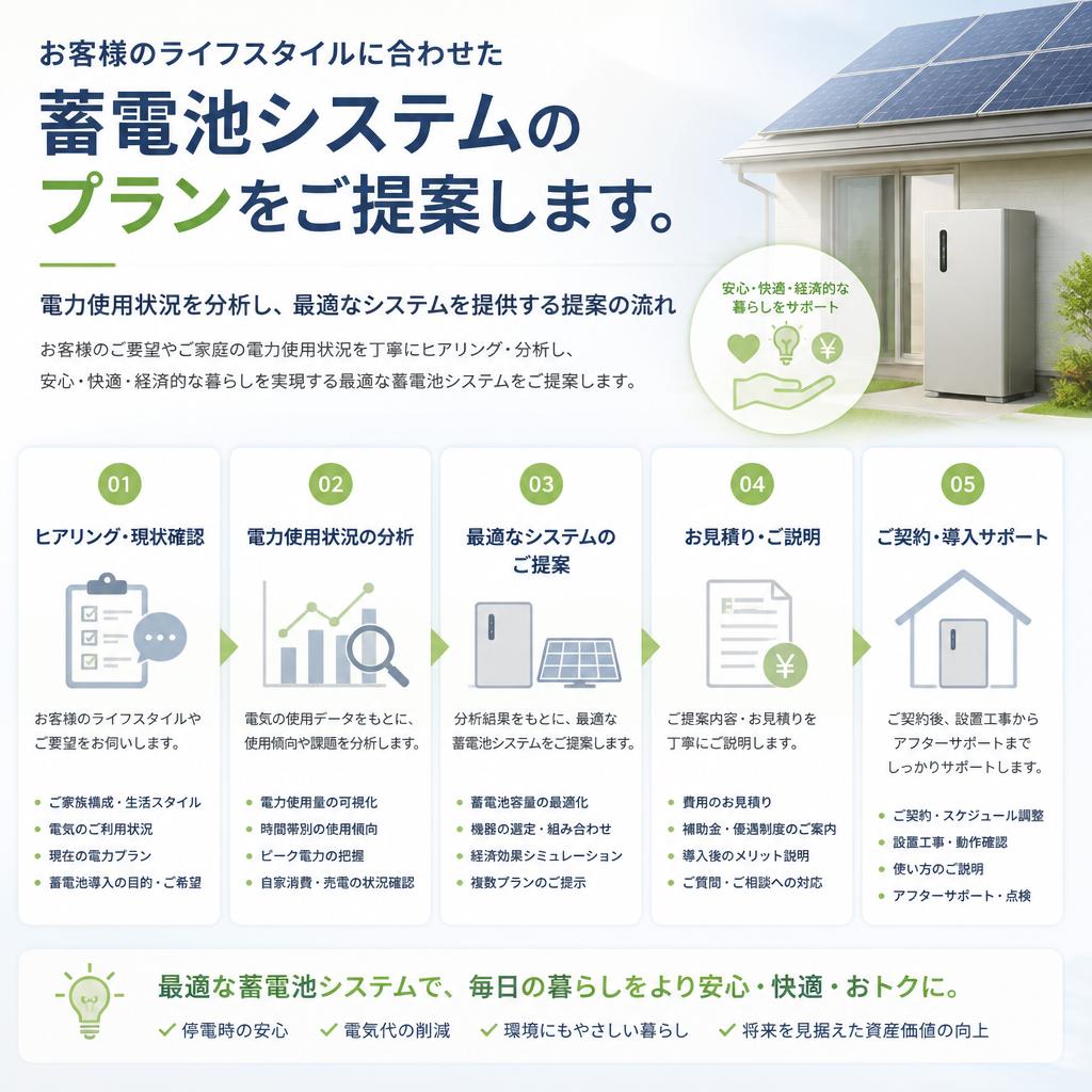 エコライフの実現に向けた最適なプラン