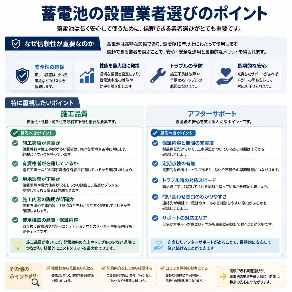 信頼できる業者の選び方ガイド