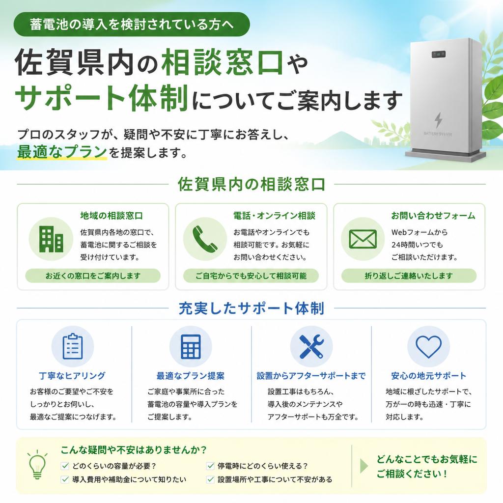 相談窓口とサポート体制
