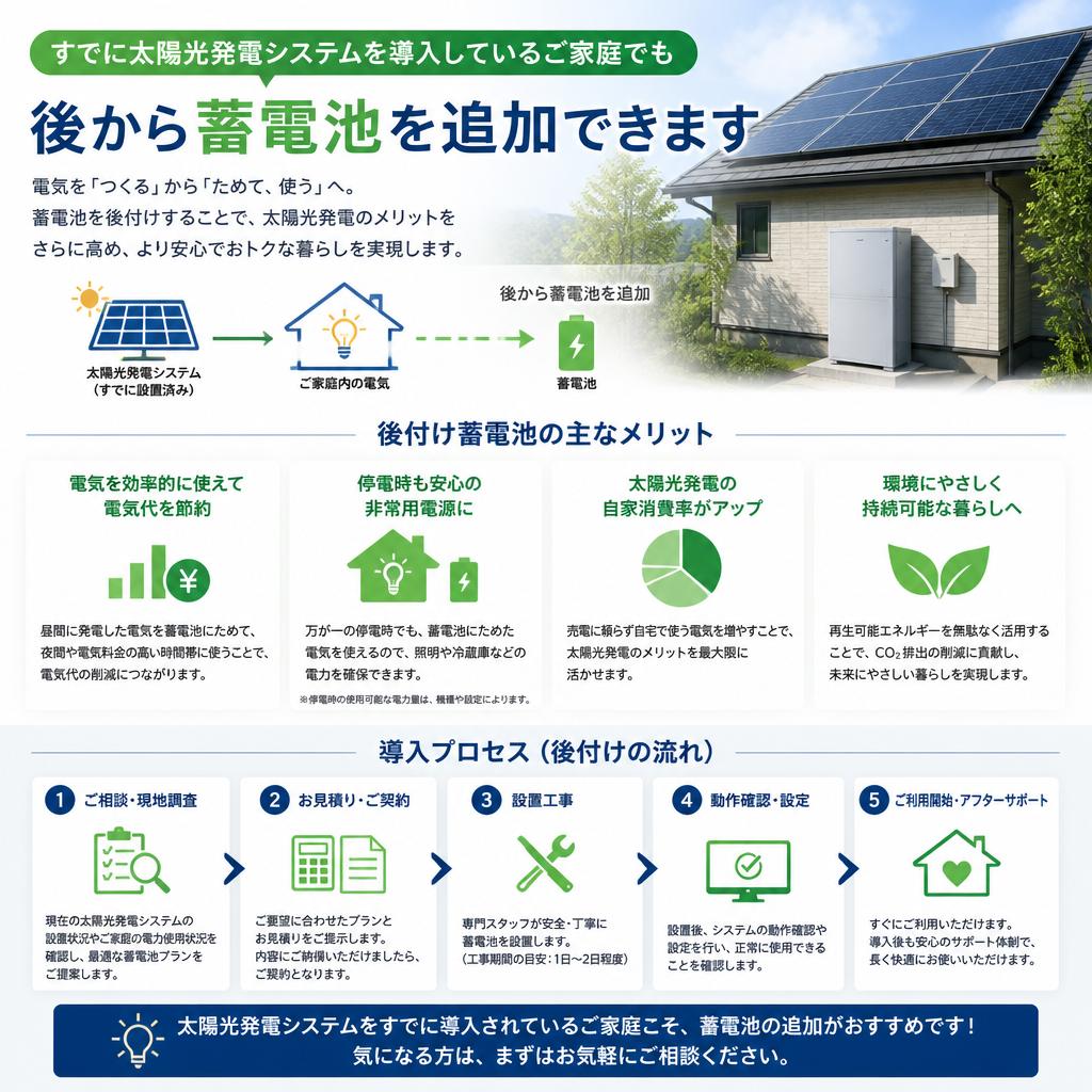 後付け設置のご提案