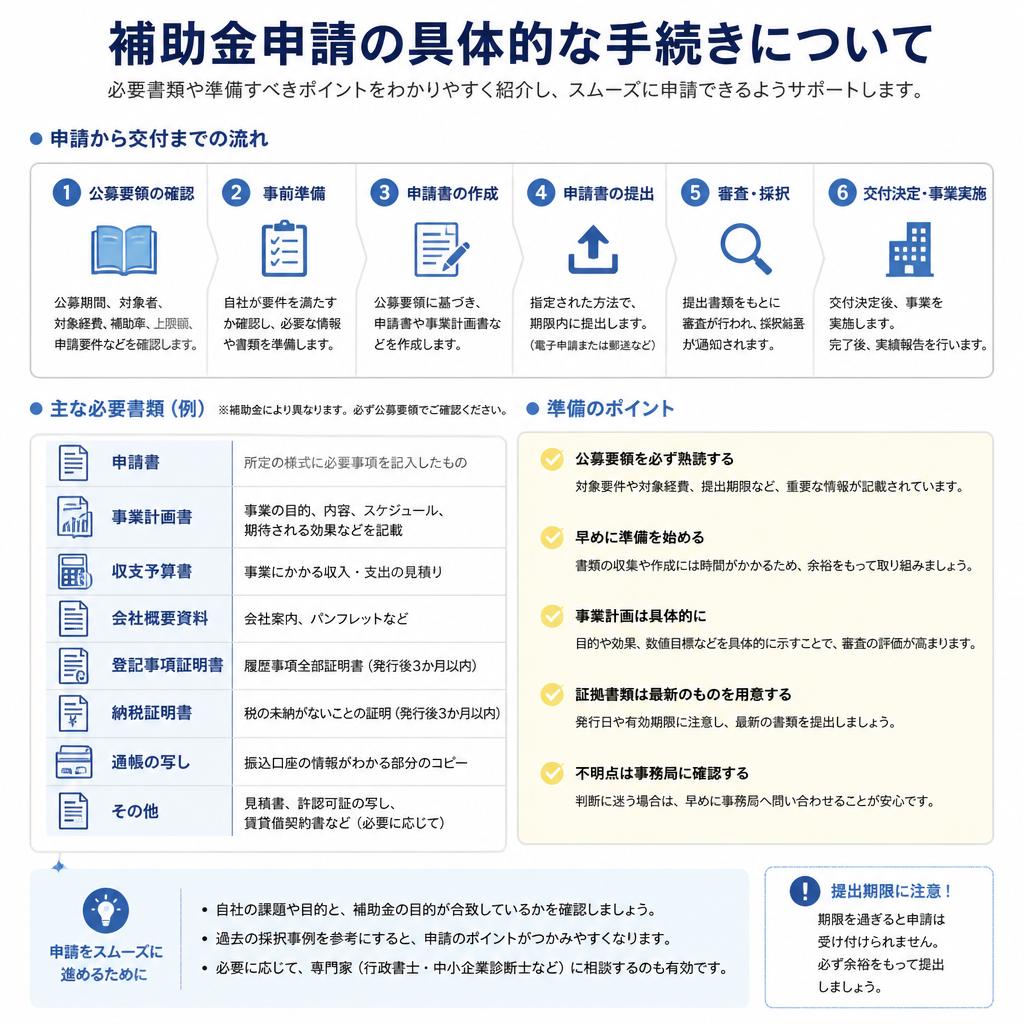申請手続きの流れ