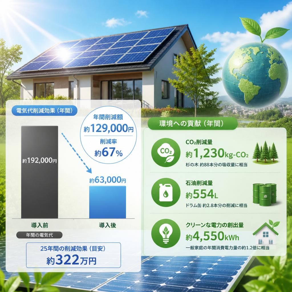 太陽光発電のメリット