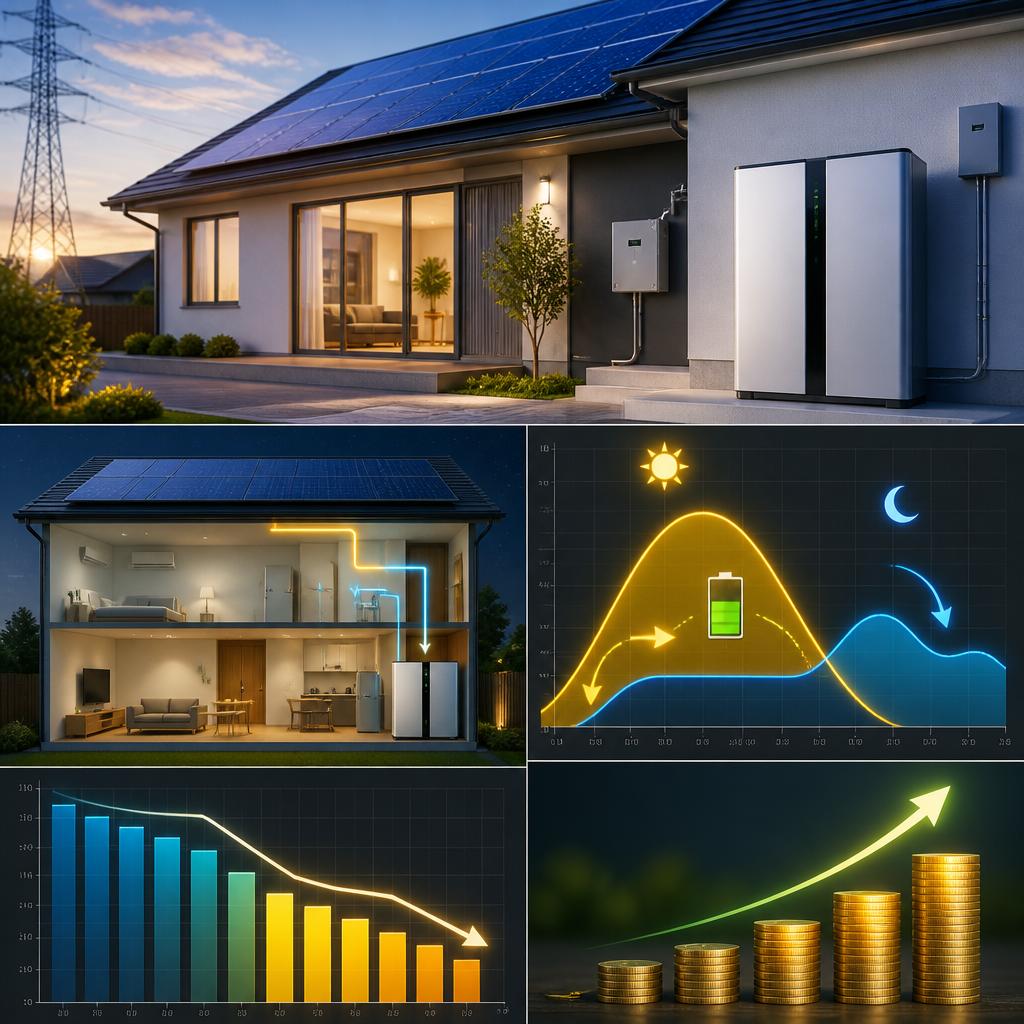 蓄電池がもたらす具体的な経済効果