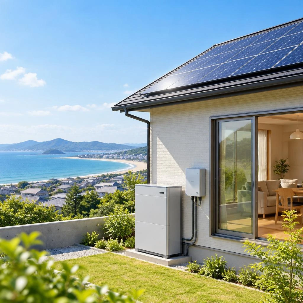 福津市で蓄電池を導入するなら、電気をつくってためて賢く使う暮らしへ。地域に寄り添うジャパン創蓄が、相談から施工後まで一貫サポート。