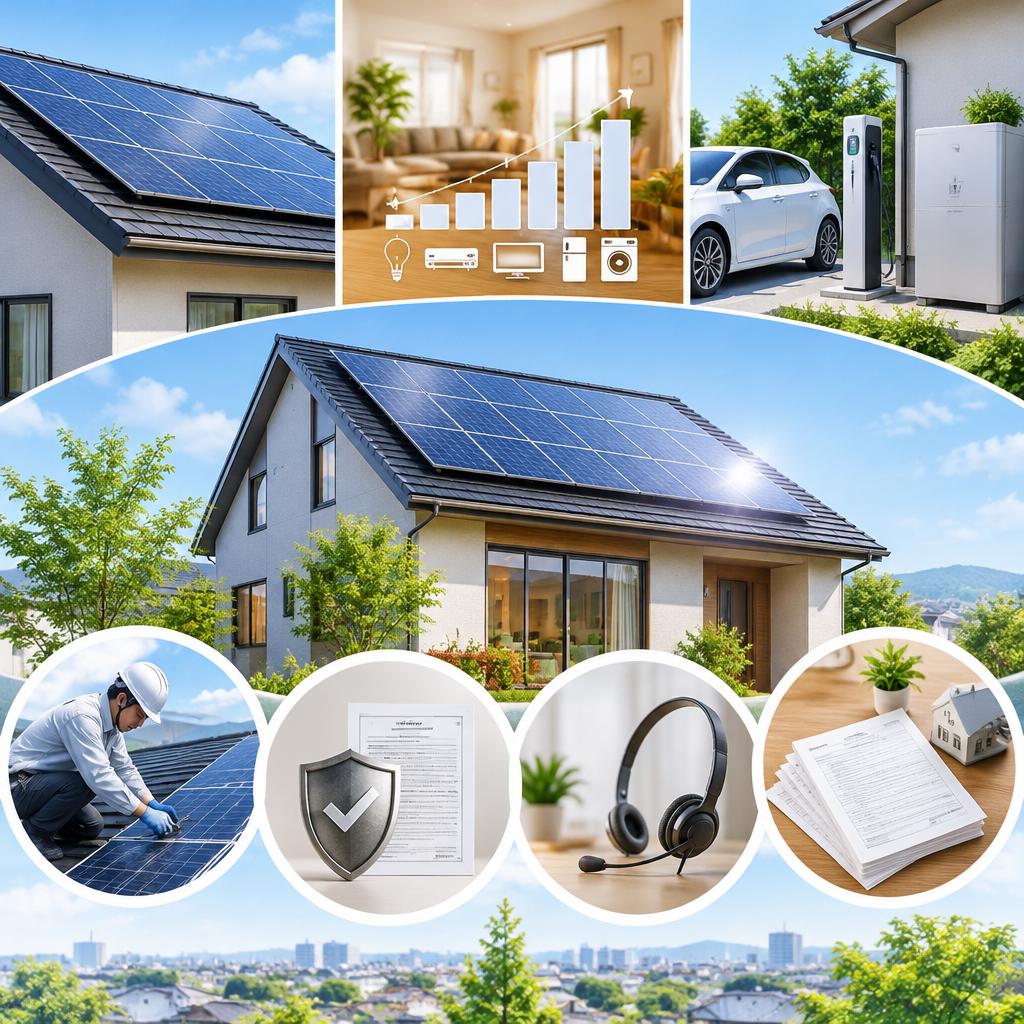 古賀市で失敗しない太陽光選び。住まいに合うプランの見極め方