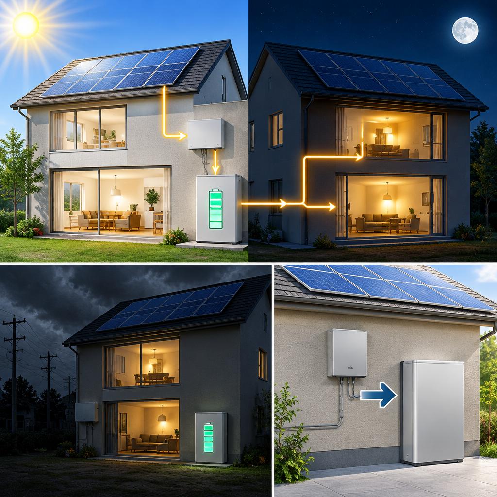 つくった電気を夜まで活用。蓄電池で広がる安心